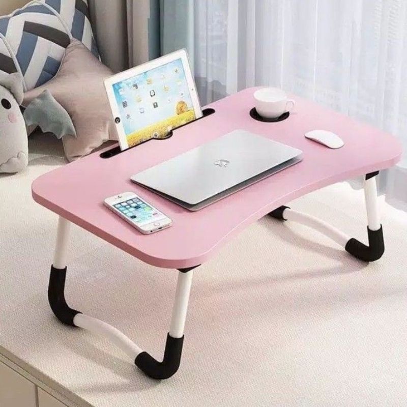 

Meja laptop/lipat/belajar/portable anak warna PINK