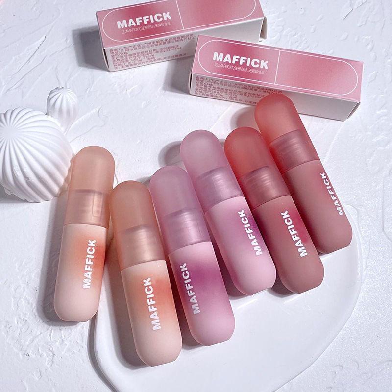 (COD) MAFFICK Lipstick Matte Velvet Lip Cream Lipstik Clay