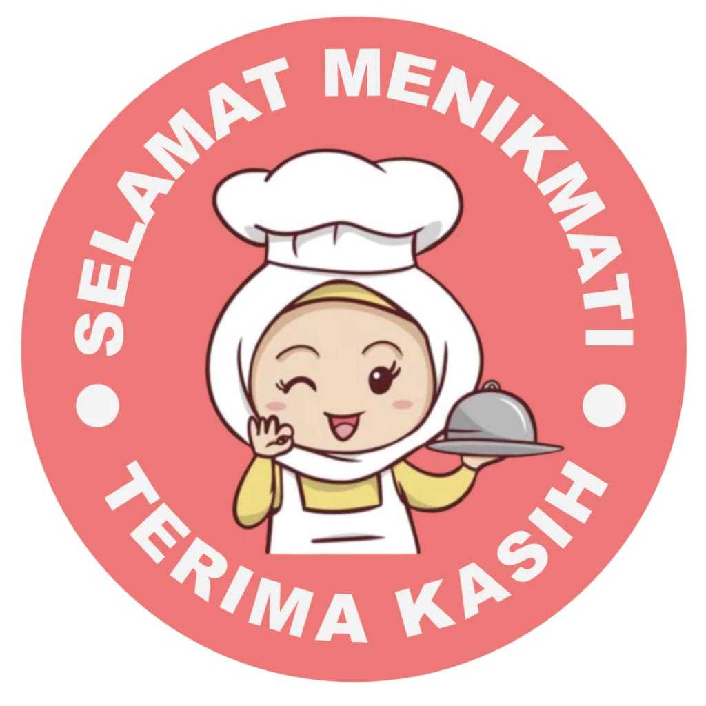 

Roll Stiker Label Sticker Selamat Menikmati Thank You 500 Pcs 2.5cm