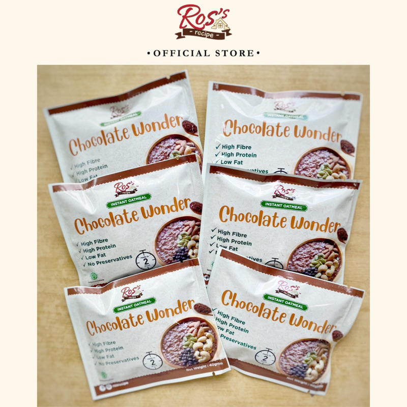 

Chocolate Wonder Instant Oatmeal 40gr x 6pcs (Paket)