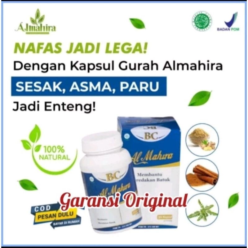 KAPSUL BC -ALMAHIRA ORIGINAL-KAPSUL BC-ALMAHIRA ASLI-OBAT SESAK NAFAS-OBAT BATUK