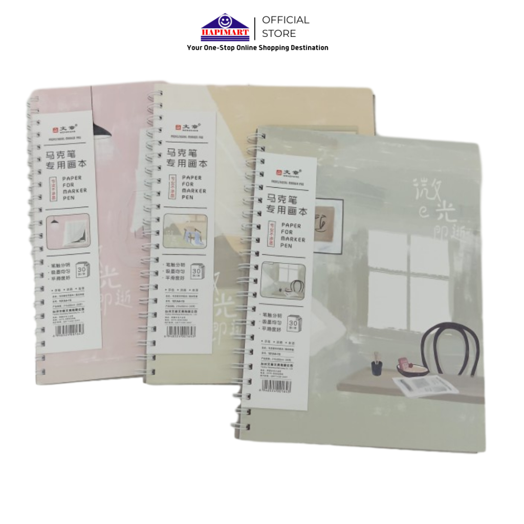 

Buku Diary Menggambar Sketchbook Drawing Memo Pad Notebook 101A4 - pink