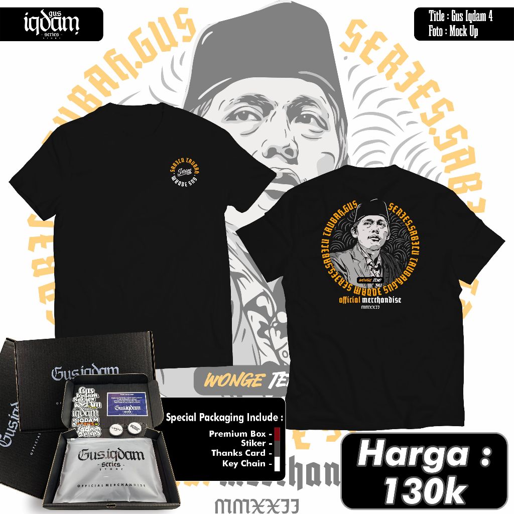 KAOS GUS IQDAM SERIES STORE - GUS IQDAM 4 | KAOS SANTRI | KAOS NUSANTARA | KAOS VIRAL | KAOS MAIYAH 