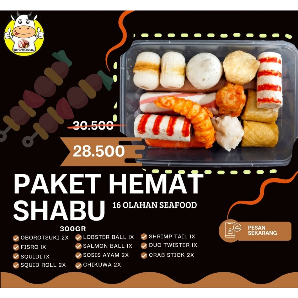 

FROZEN FOOD PAKET SHABU/PAKET STEAMBOAT FREE SAUCE - DISASS JOGJA