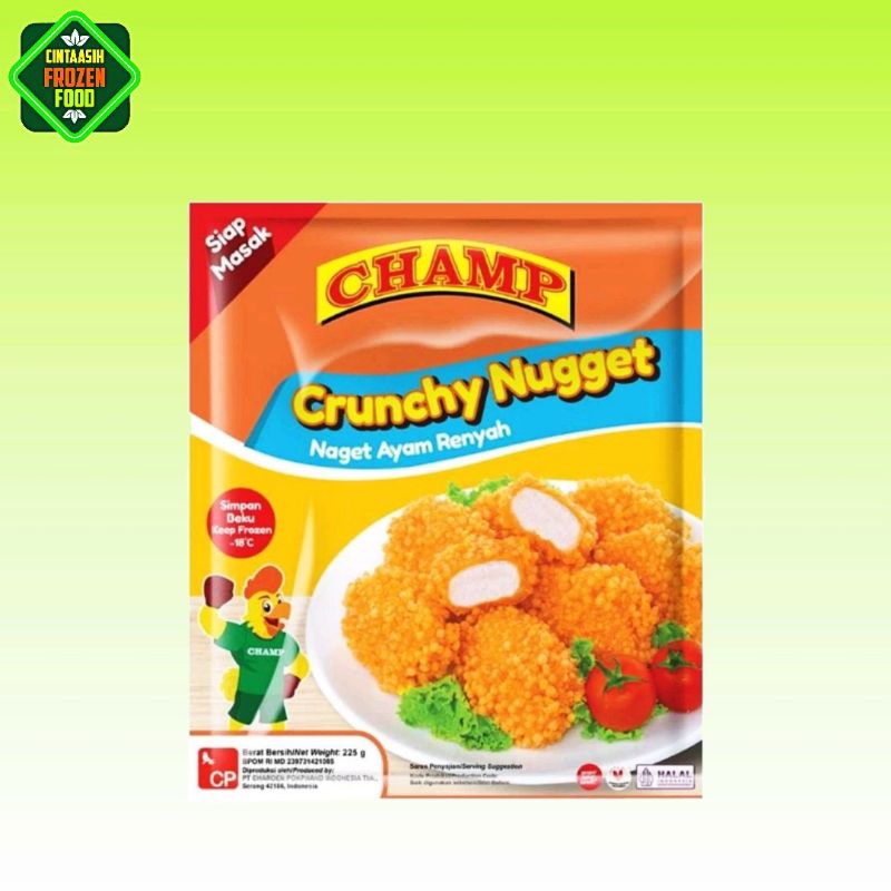 

Champ crunchy nugget 225g