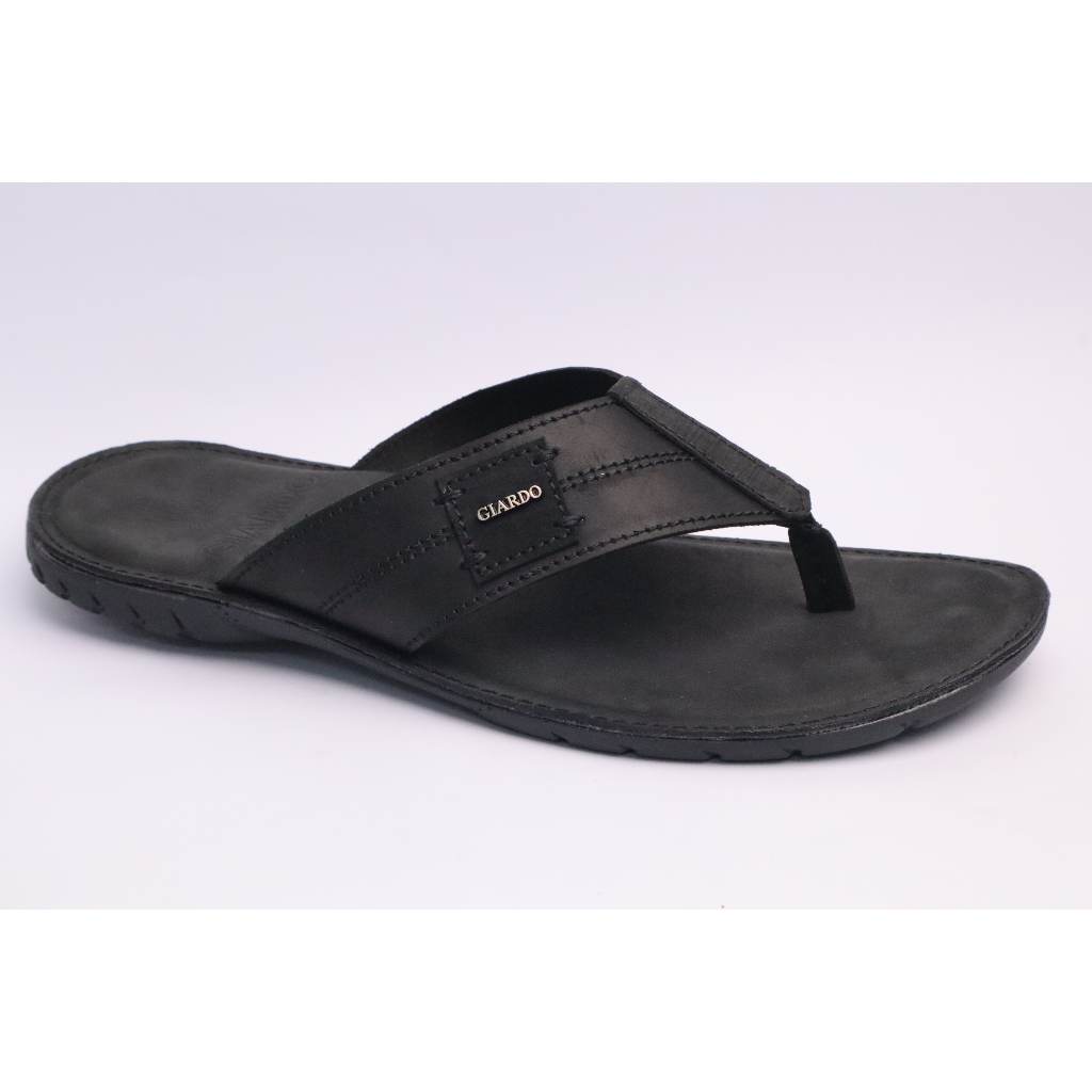 Giardo Sandal kulit Pria - EXPEDITION BLACK