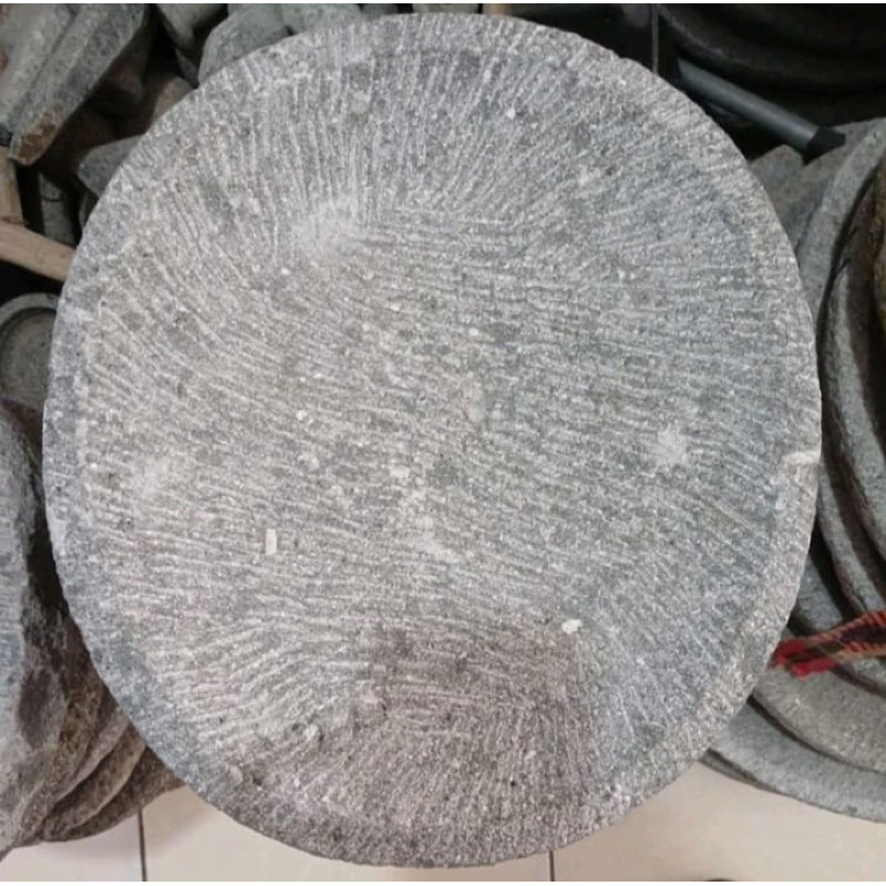 BATU LADO ASLI PADANG 32 CM / COBEK BATU ASLI