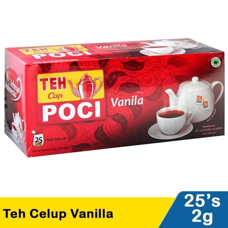 

Poci Teh Celup Vanilla 25X2g