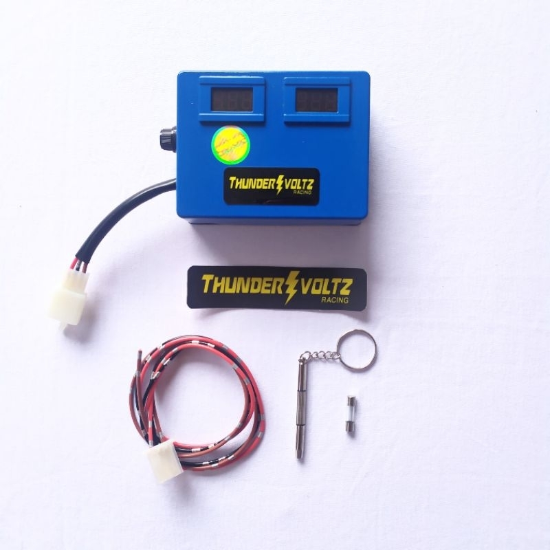 power up adjustable pengatur voltase double power 10 ampere Thunder voltz racing bergaransi