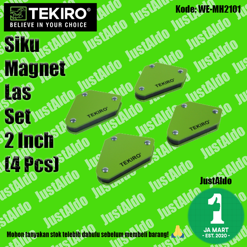 Magnetic Welding Holder Siku Magnet Las Set 2 Inch (4 Pcs) Tekiro