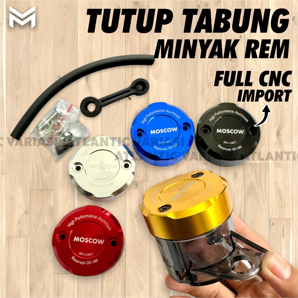 TUTUP TABUNG MINYAK REM TABUNG BIG SMOKE PENUTUP TABUNG MASTER REM COVER TUTUP MINYAK REM FULL CNC T