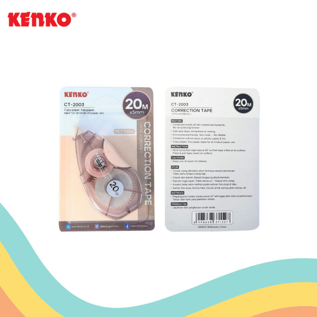 

CORRECTION TAPE KENKO CT-2003 (1 PCS)