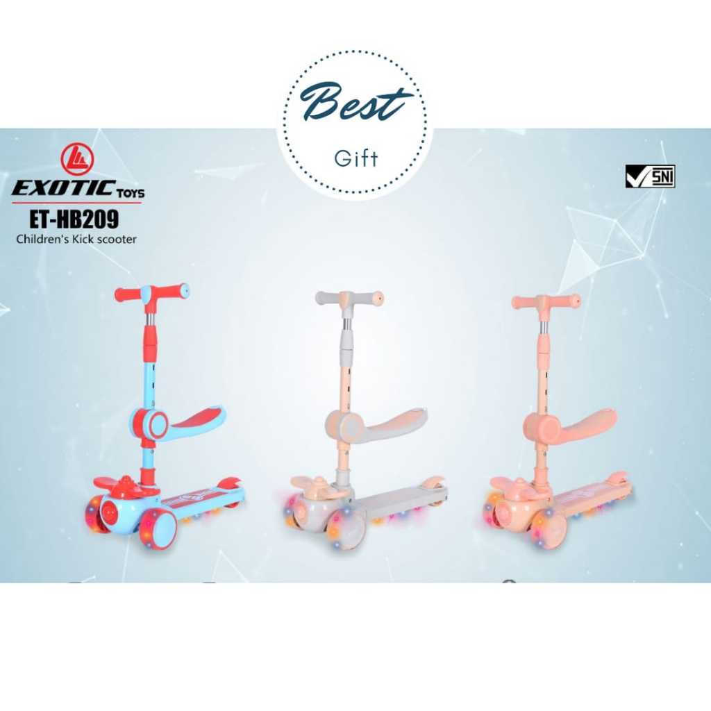 SCOOTER SKUTER SEKUTER ANAK EXOTIC HB-209