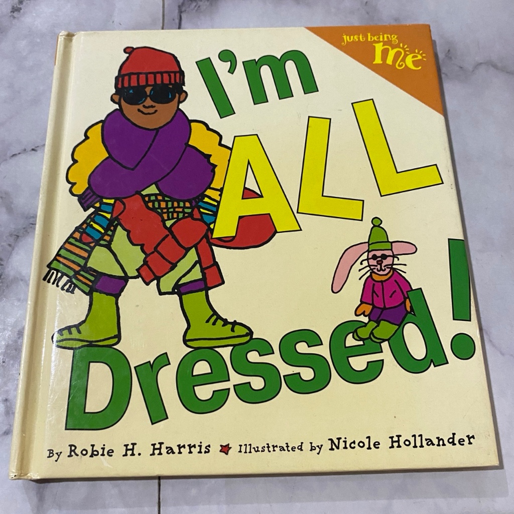 I'm all dressed hardcover langka rare buku cerita anak bahasa indonesia dongeng sebelum tidur aku an