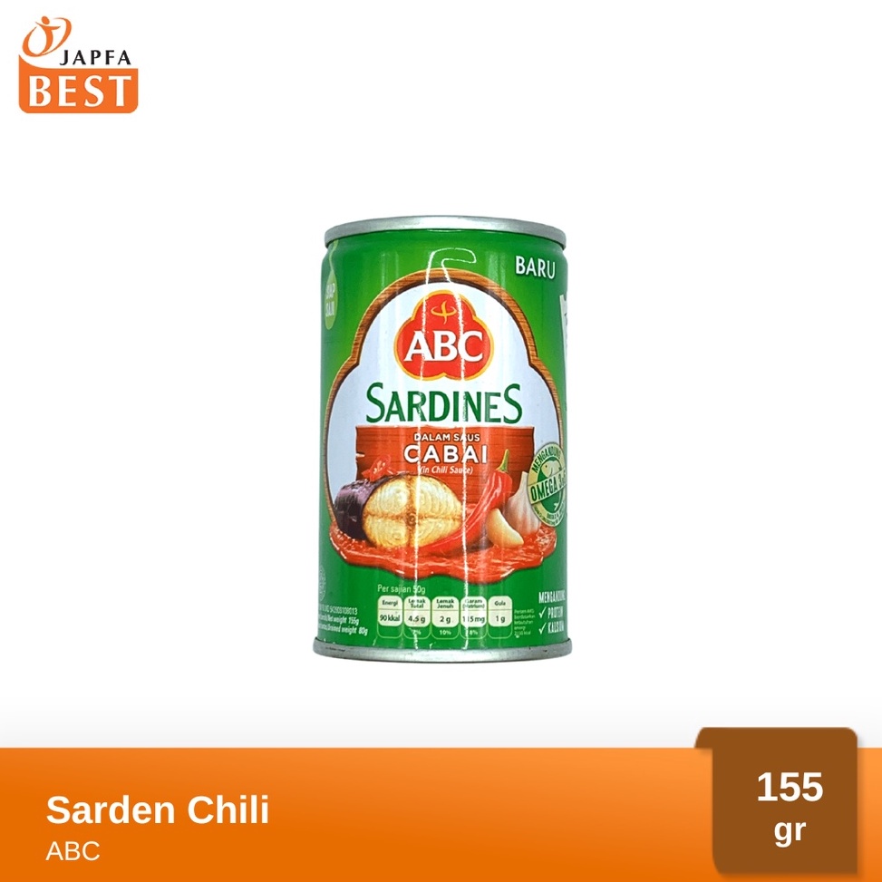 

Kirim Langsung✳ ABC Sarden Saus Cabai 155gr K95 ✣
