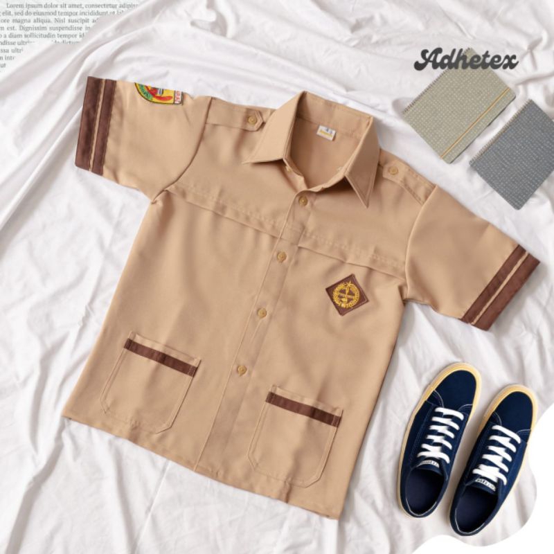 baju Pramuka siaga anak SD laki laki dan perempuan