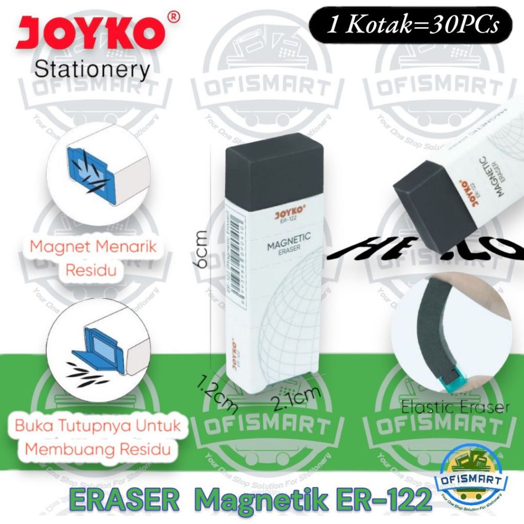 

Joyko Penghapus Eraser Magnetik ER-122 | @1 PCs Eceran