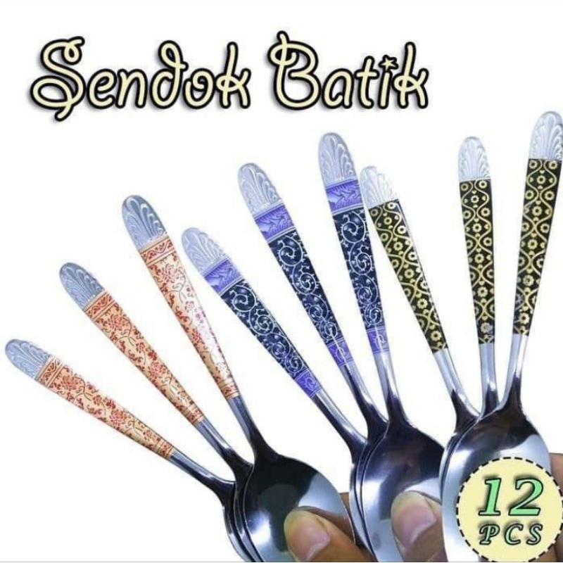 SENDOK MAKAN/SENDOK MAKAN BATIK/SENDOK 1 LUSIN