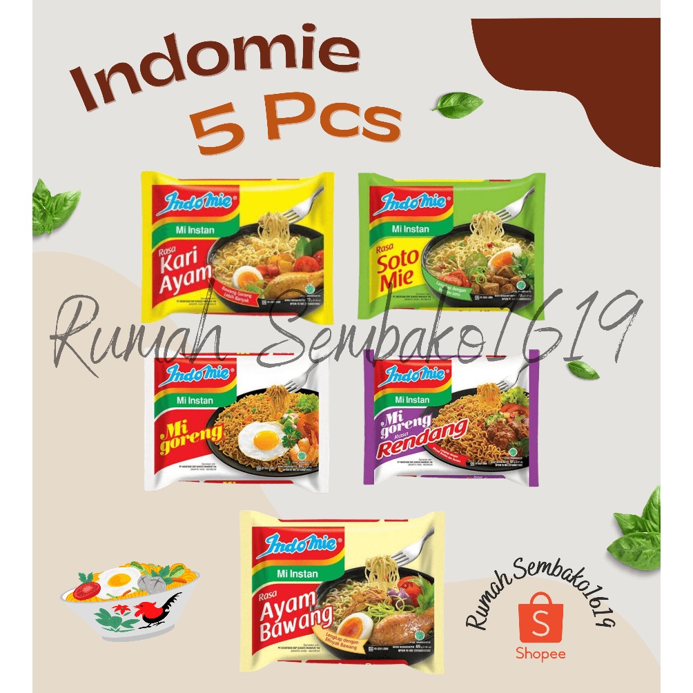 

7.7 Terlaris INDOMIE ISI 5 PCS