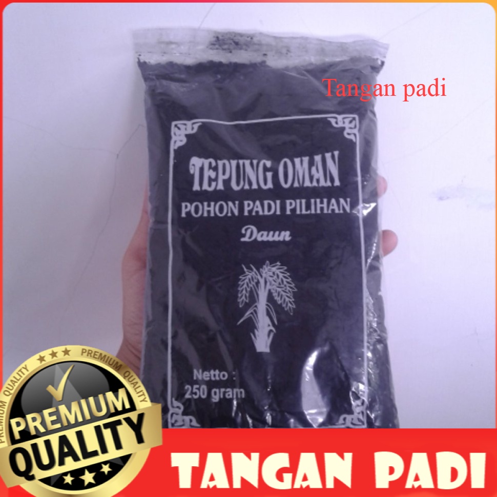 

➬ Tepung Oman Abu Merang Sekam Dari Pohon Padi Pilihan pewarna alami 250gr ❀Diskon