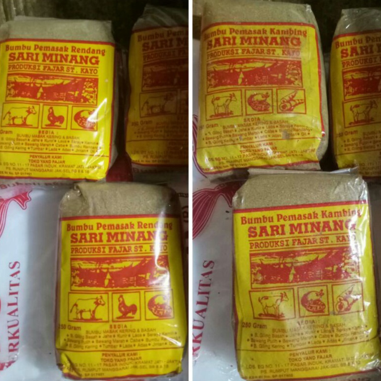 

TB77 Bumbu pemasak SARI MINANG RENDANG & KAMBING 7685