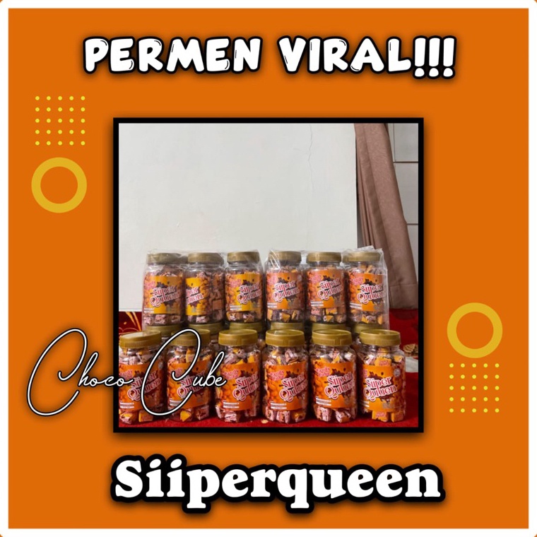 

❁ TERMURAH!! Permen Viral Siiper Queen Choco Cube Isi 60pcs | Permen Enak Murah - Termurah Bisa COD (PREMIUM) gzlhj