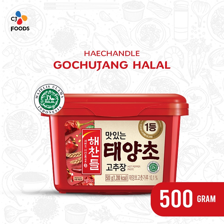 

T3rbaru Haechandle Saus Gochujang Halal MUI / Pasta Cabai Korea 500 Gram Halal MUI Impor Terbaru
