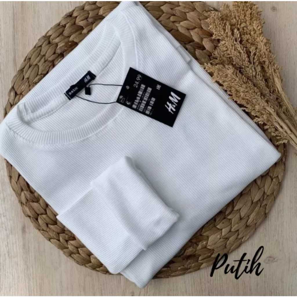 KAOS RIB PREMIUM/KAOS RIB WANITA/KAOS RIB LENGAN PANJANG/KAOS RIB WANITA LENGAN PANJANG