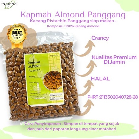 

Terkini KACANG ALMOND PANGGANG PREMIUM - ROASTED ALMOND Terlaris