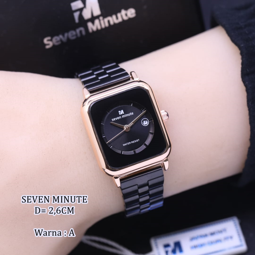 Jam Tangan Wanita Seven Minute Segi Original