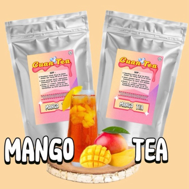 

2.2 CUAN_TEA “MANGO TEA” BUBUK MINUMAN 1KG | MINUMAN KUALITAS PREMIUM 1000 GR