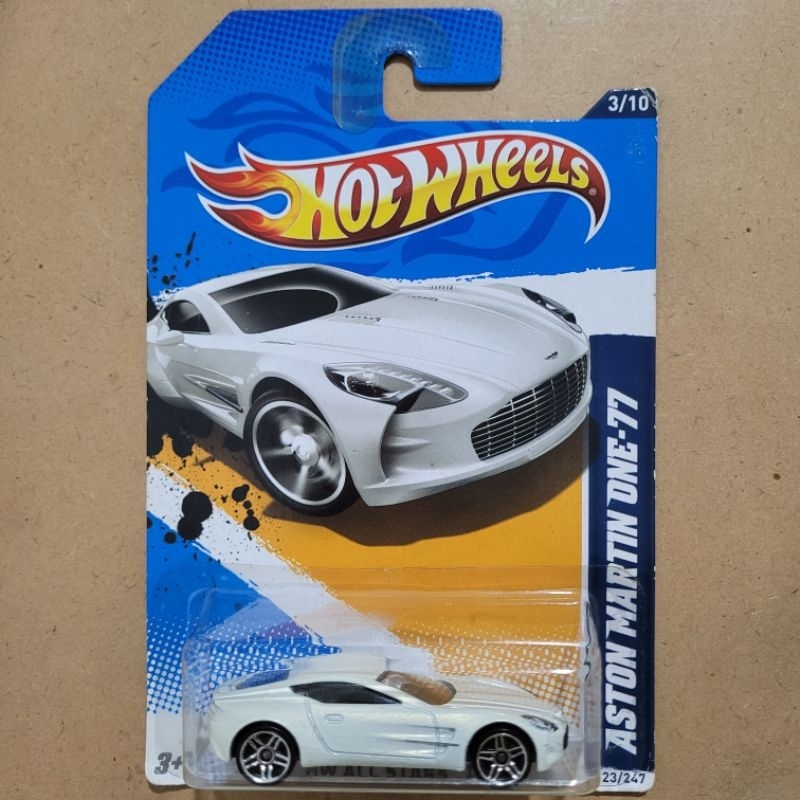 HOT WHEELS ASTON MARTIN ONE-77 / HW ALL STARS 12 [ WHITE ]