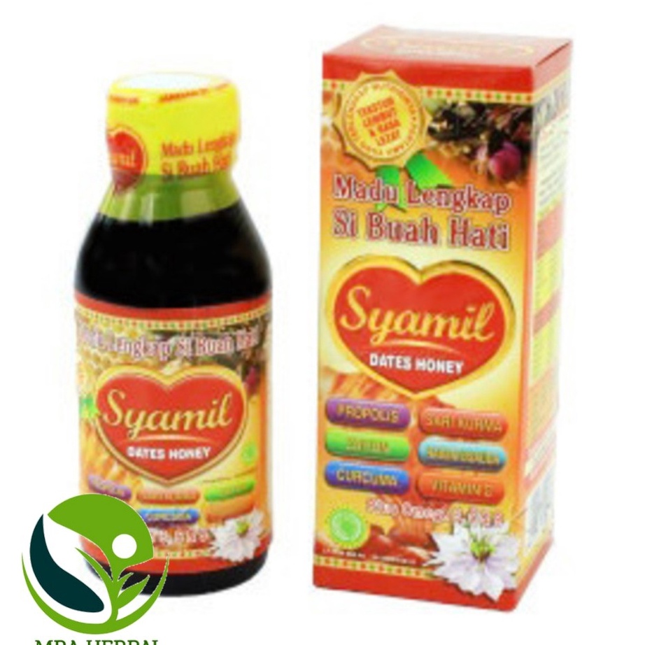 

➘Best Seller✡ Madu Syamil Dates Honey Madu Lengkap Si Buah Hati SYAMIL ANAK || Syamil Family Dates Honey HERBAL (MADU DEWASA) 200 ML E85 ❊