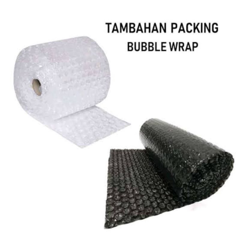 

Packing Extra Bubble Wrap Tambahan Untuk 1 barang / pcs Pesanan