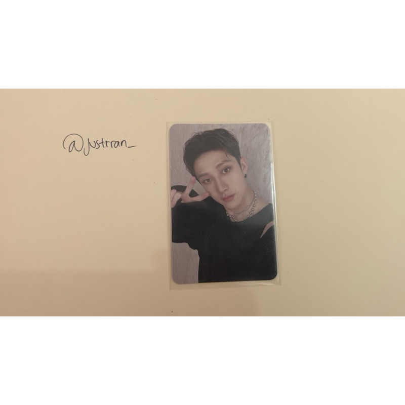 STRAYKIDS BANGCHAN MAXIDENT YZY 1.0 OFFICIAL PHOTOCARD (J&T Only)