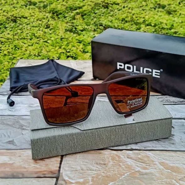 Kacamata pria polarized sports sunglasses police