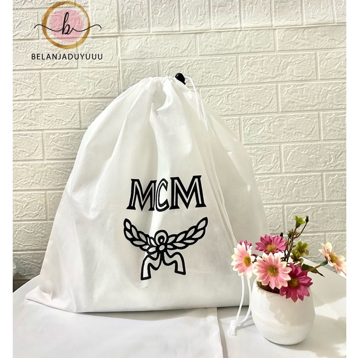 Hot Item Dustbag MCM (READY STOCK JKT ) Pengganti Sarung Tas Pelindung Debu Serut Dust Bag DB Brande