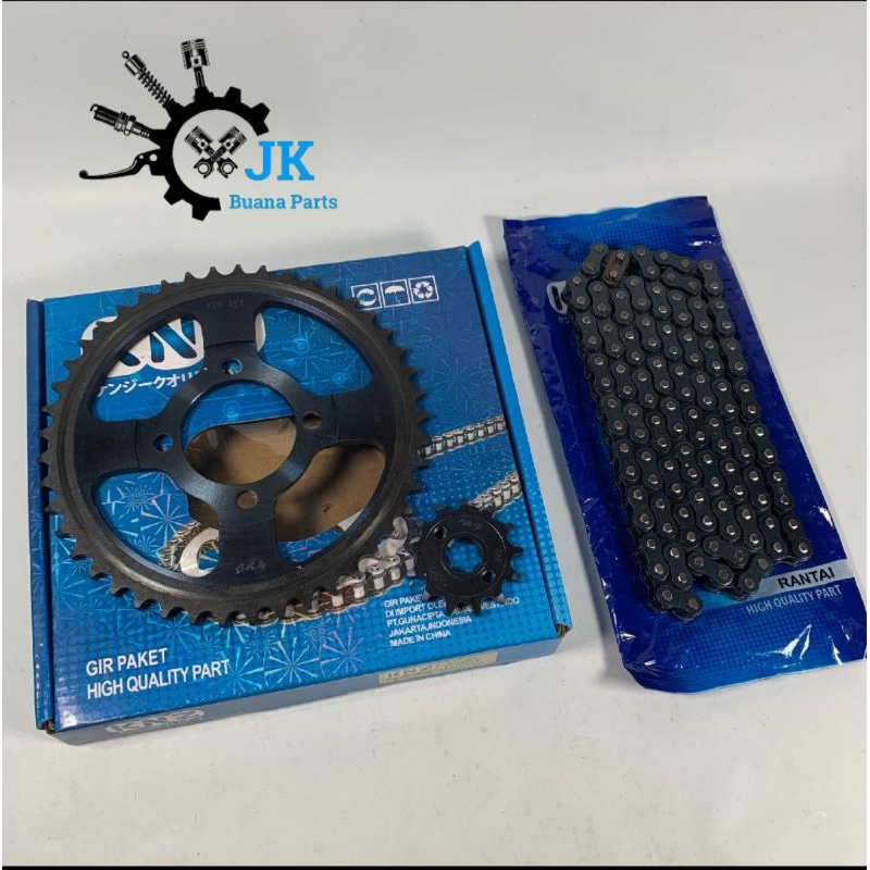 GEAR PAKET GIR SET SUPRA X 45T KNZ