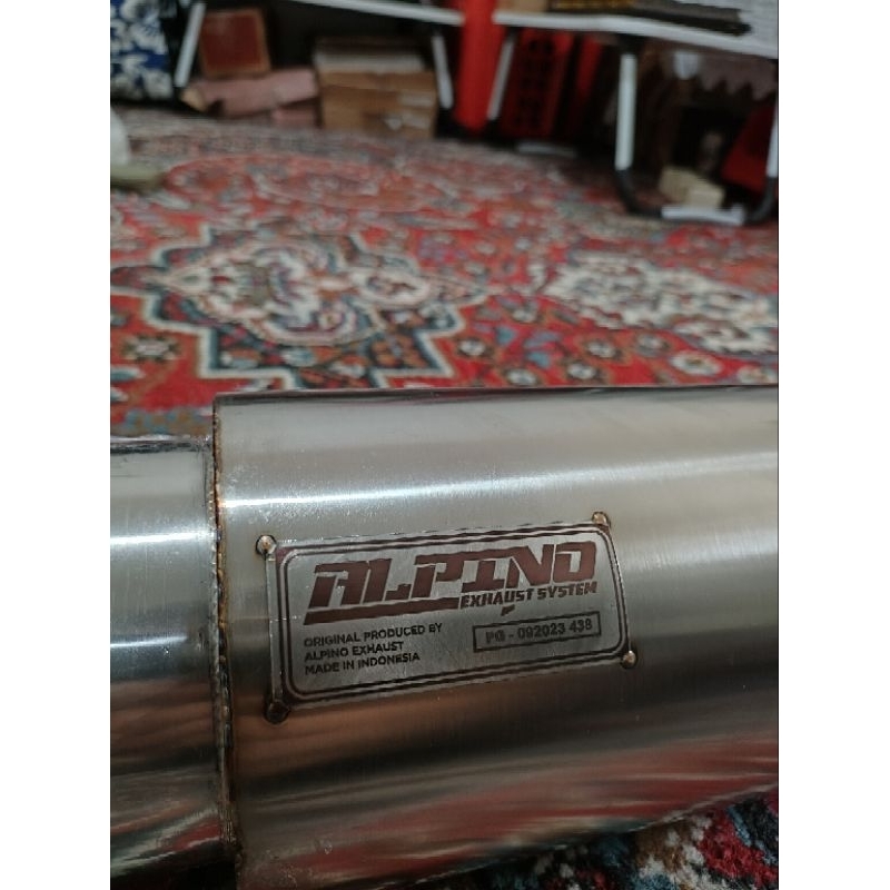 Alpino F02 V2 Original Muffler Knalpot Mobil