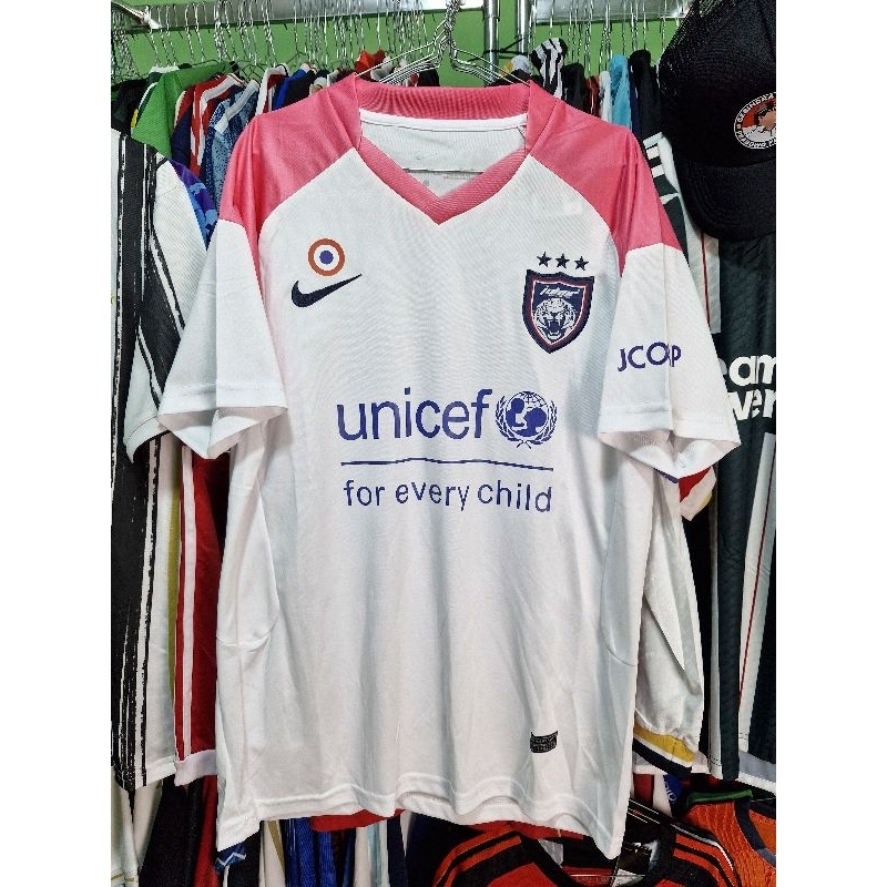NEW 22/23 Jersey bola JDT Johor Darul Takzim Away White Pink 2022/2023 Putih Pink 22/23 grade ori of