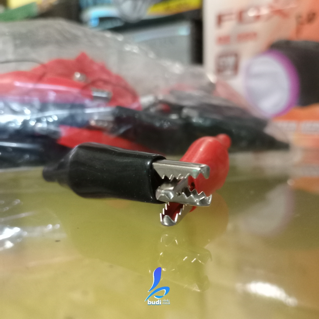 capit buaya sedang / jepit buaya sedang / jepit aki sedang set JEPIT BUAYA BESAR-CAPIT BUAYA BESAR-C