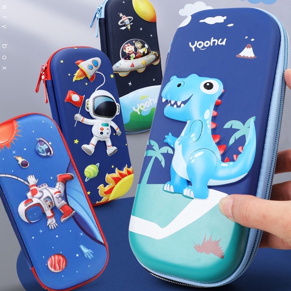 

87 [ 3D ] Kotak Pensil Anak Sekolah TK / SD Bahan EVA Anti Air 45