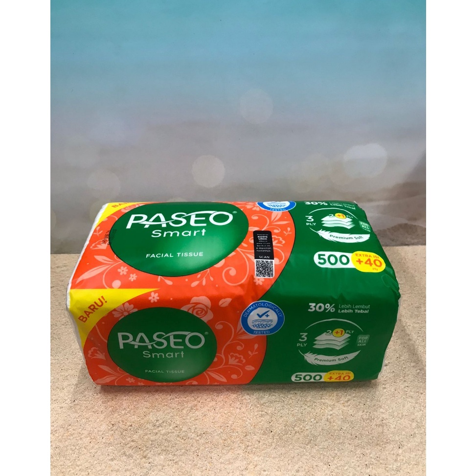 [KODE PNIIC] [ 500 SHEET ] TISSUE PASEO SMART 500 SHEET 2 PLY / TISSUE KERING / FACIAL TISSUE / TISU