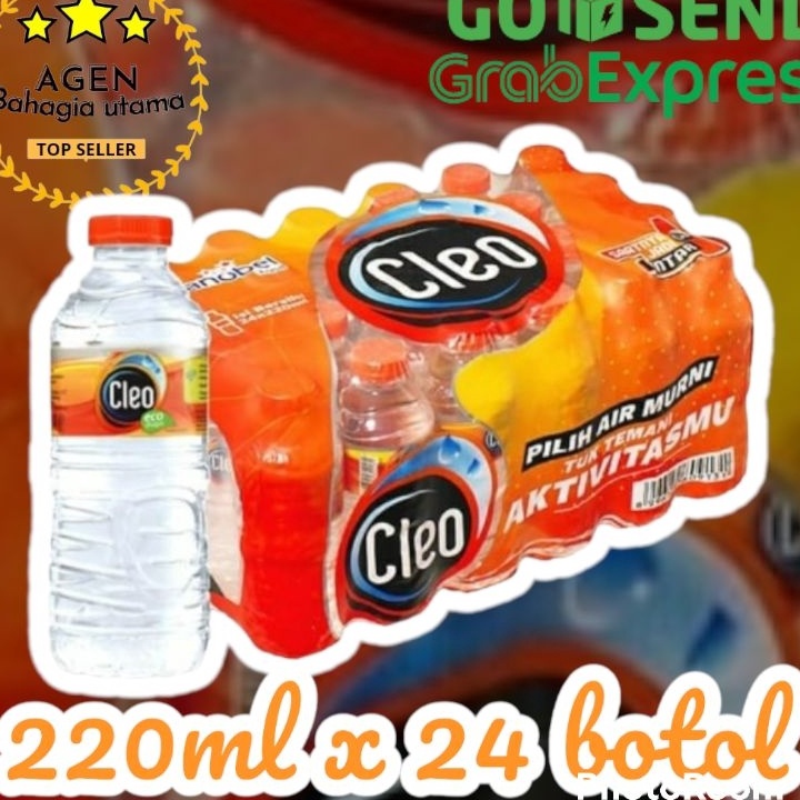 

[KODE PRODUK YPHOO4167] AIR MINERAL CLEO BOTOL 220 ML