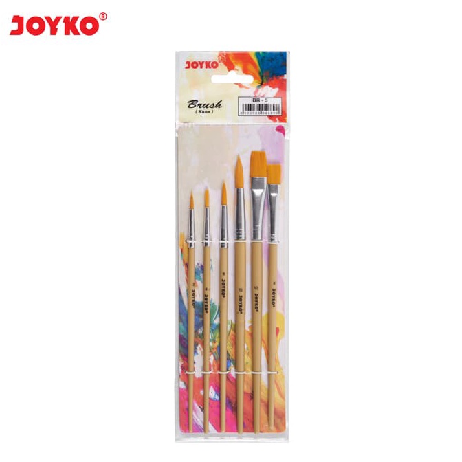 

OI45 Brush / Kuas Cat Air / Cat Minyak / Lukis / Acrylic Joyko BR-5 gsysk