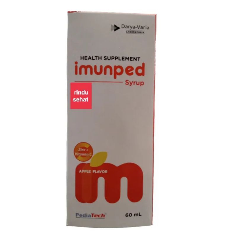 IMUNPED SIRUP 60ml IMUNPED IMUNPED vitamin c dan zinc
