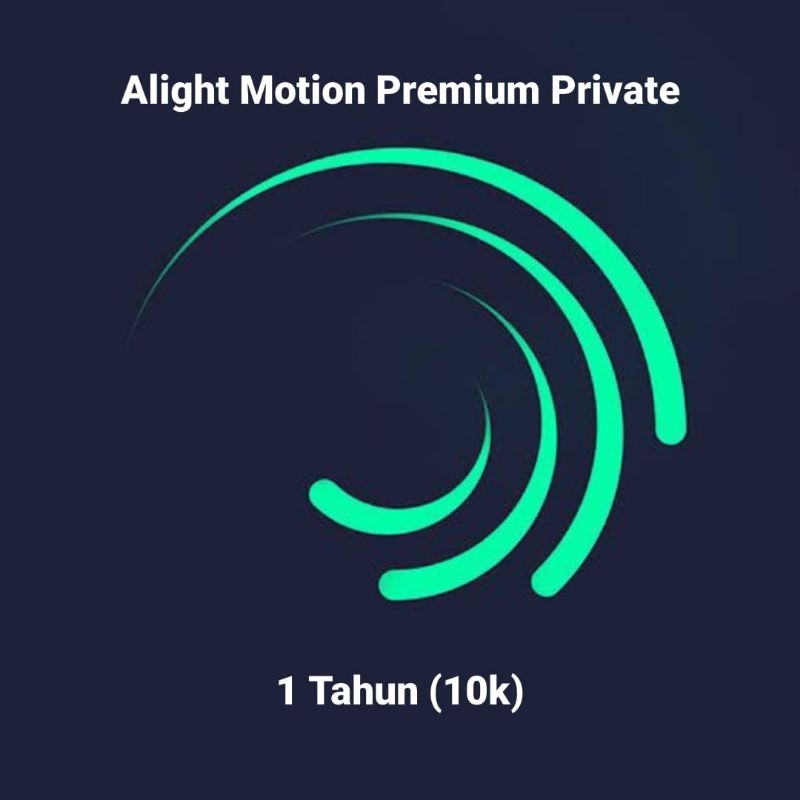 Alight motion premium private 1 tahun