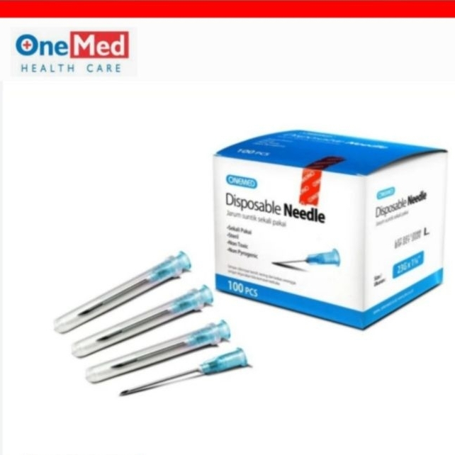 Needle Onemed 23G / Nald Onemed 23G / Jarum Onemed 23G / Disposable Needle 23G Onemed / Jarum Dispos