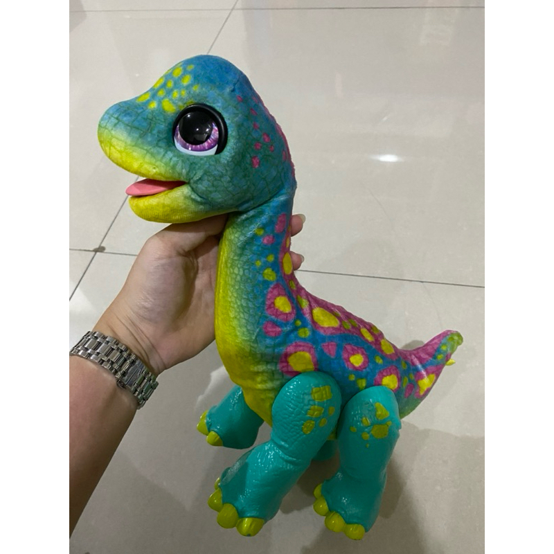 FurReal Snackin Sam The Bronto Dinosaur preloved