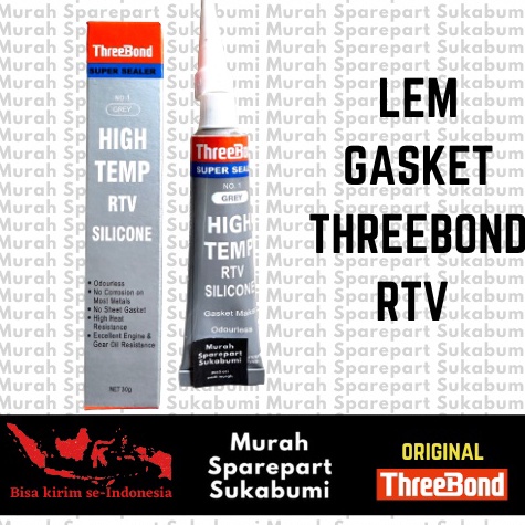 

6.6 SALE Lem Gasket Lem Paking ThreeBond tribon HITEMP RTV SILICONE Net 30gram